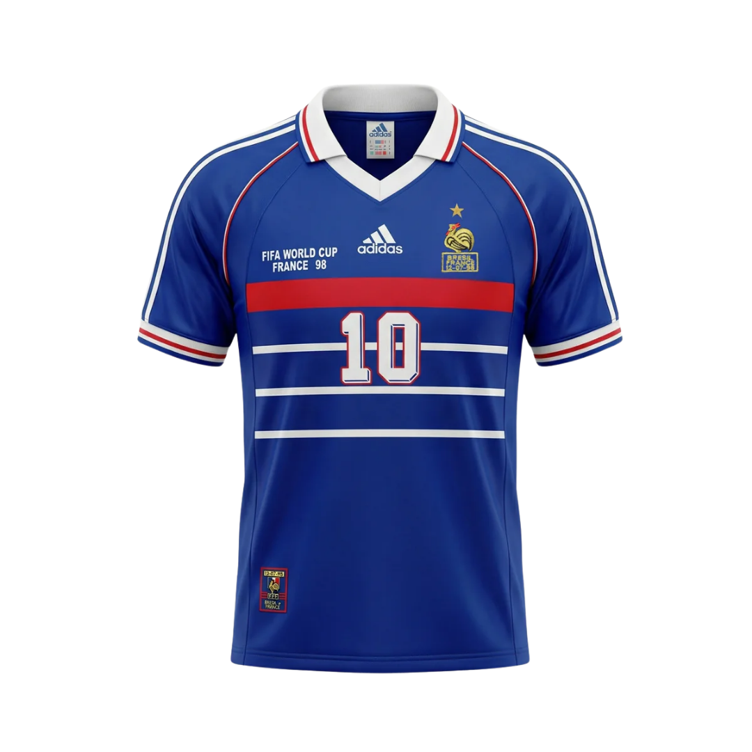 França Home Jersey - Final Mundial 1998