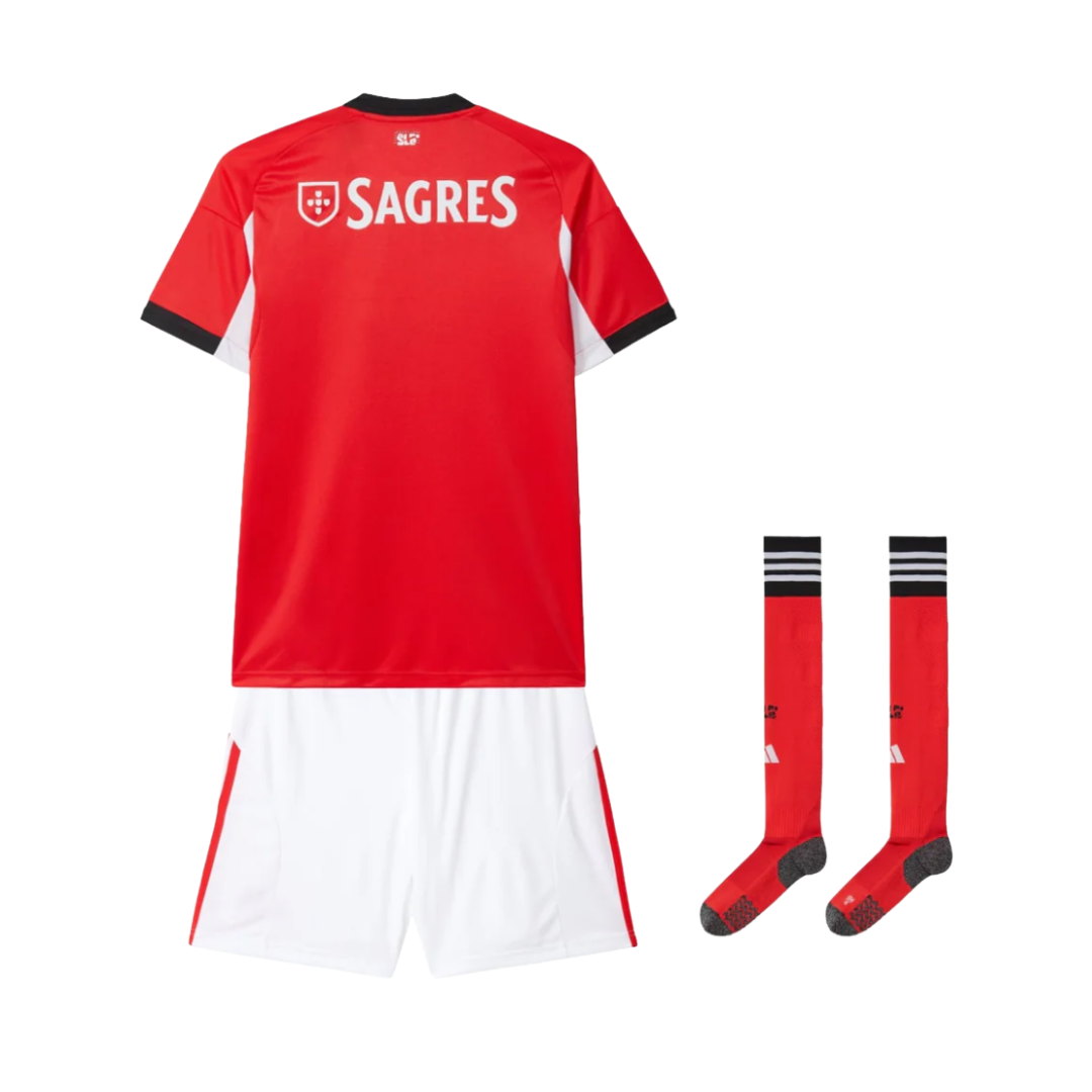 KIT SL Benfica Home Jersey JR - 25/26