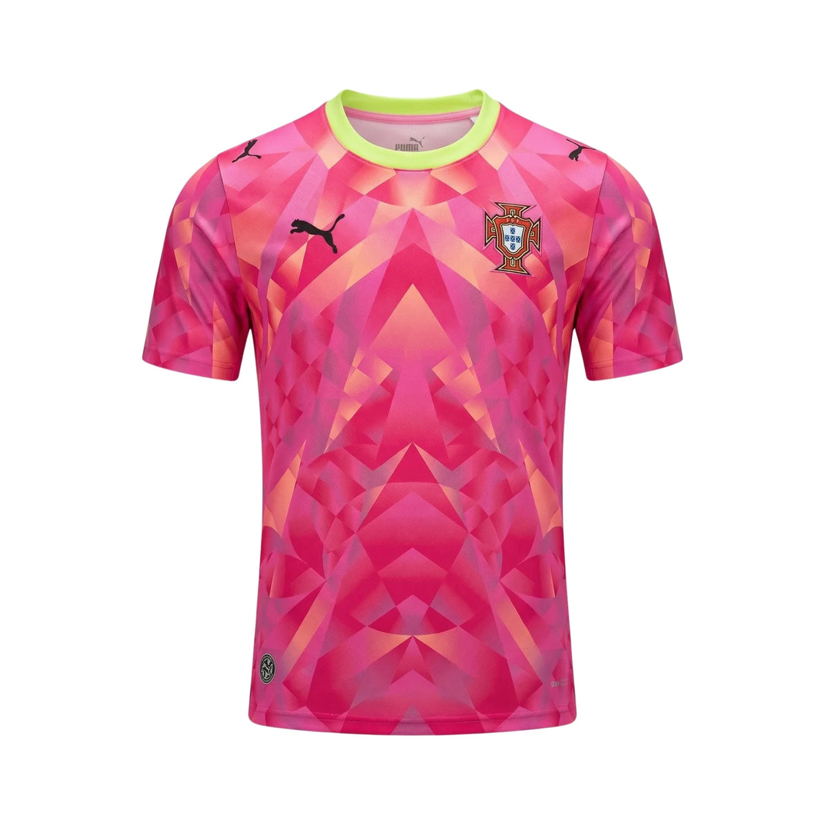 Portugal Equipamento Guarda-redes Rosa e Amarelo - Mundial 2026