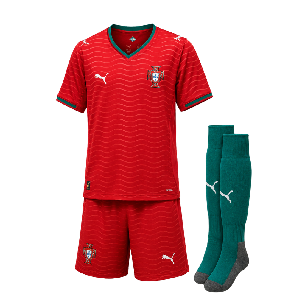 Kit Portugal Home Jersey JR - 26/27