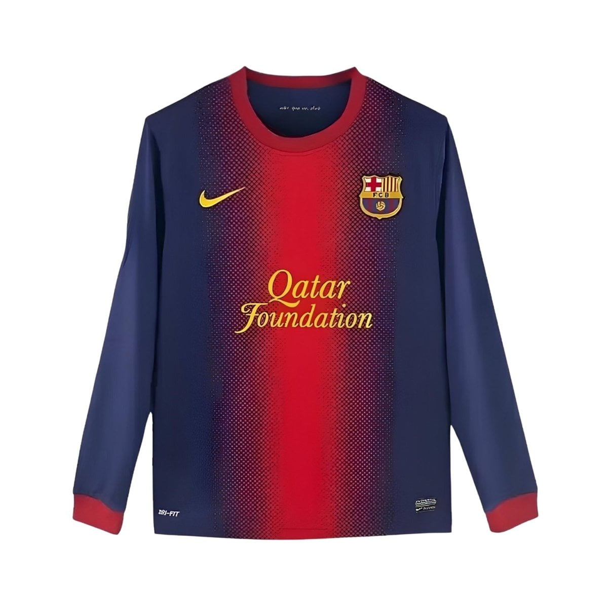 FC Barcelona Camisola Principal - 12/13 - Manga Comprida - fotografia original 1
