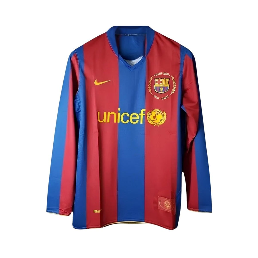 FC Barcelona Camisola Principal - 07/08 - Manga Comprida
