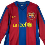 FC Barcelona Camisola Principal - 07/08 - Manga Comprida - fotografia original 3