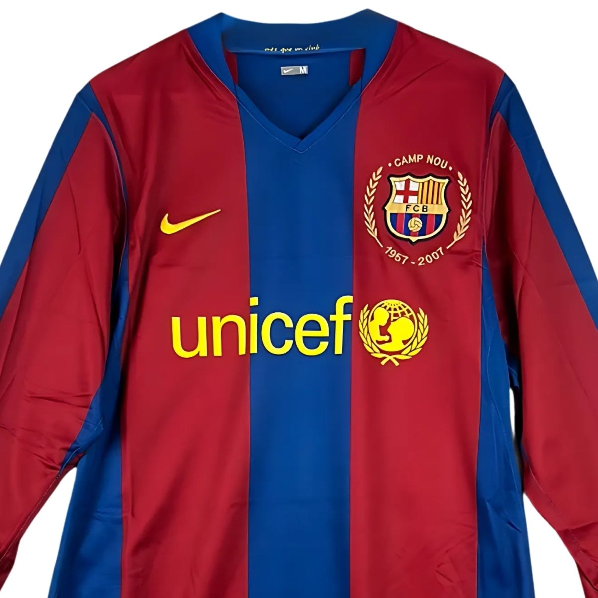 FC Barcelona Camisola Principal - 07/08 - Manga Comprida - fotografia original 3