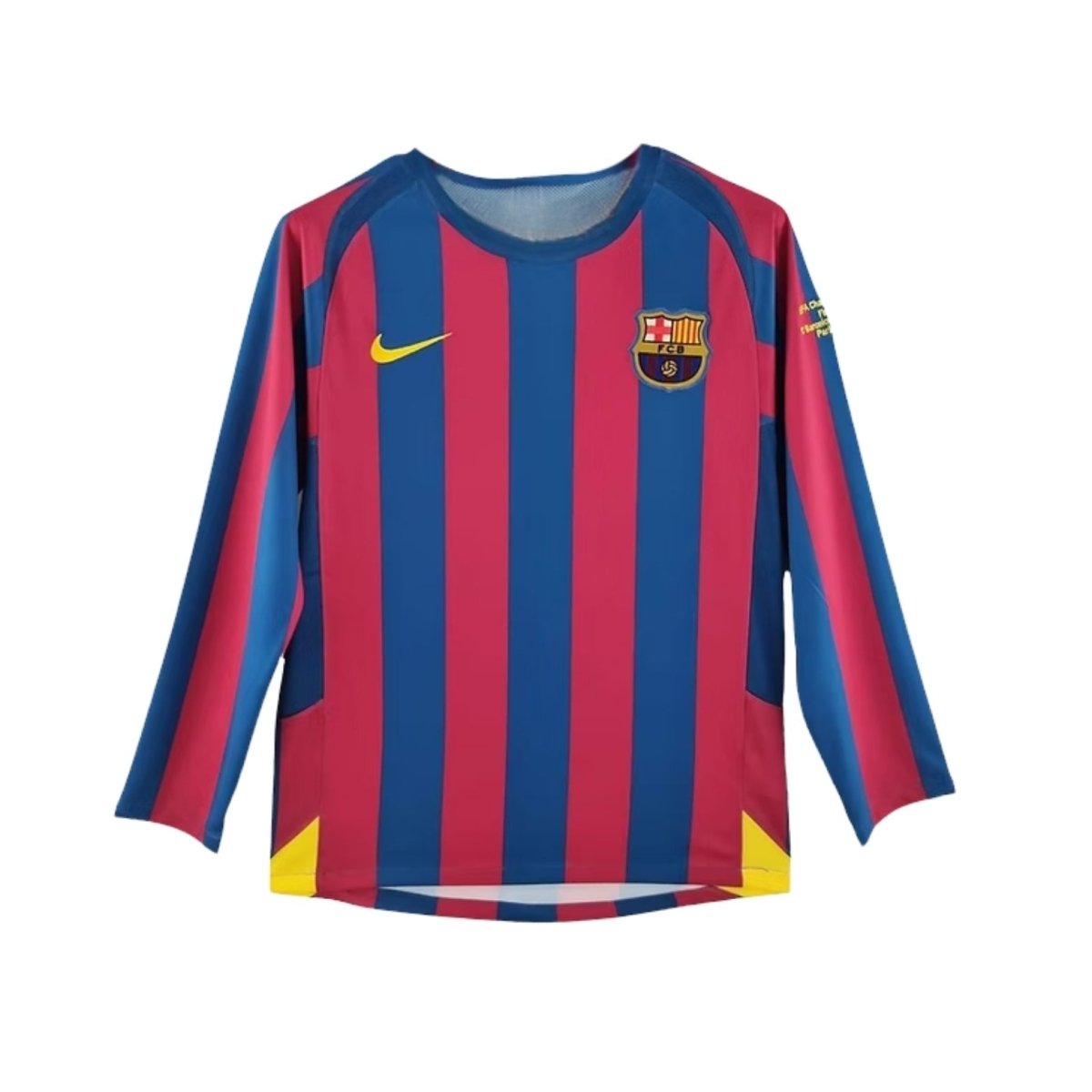 FC Barcelona Camisola Principal - 05/06 - Manga Comprida - fotografia original 1