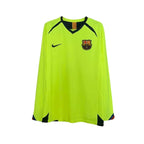 FC Barcelona Camisola Secundária - 05/06 - Manga Comprida - fotografia original 1