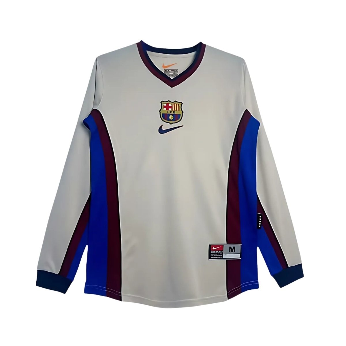 FC Barcelona Camisola Secundária - 98/99 - Manga Comprida - fotografia original 1