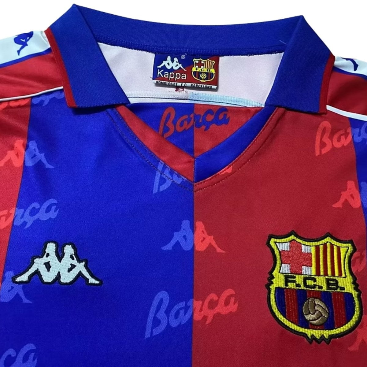 FC Barcelona Camisola Principal - 93/94 - Manga Comprida - fotografia original 3