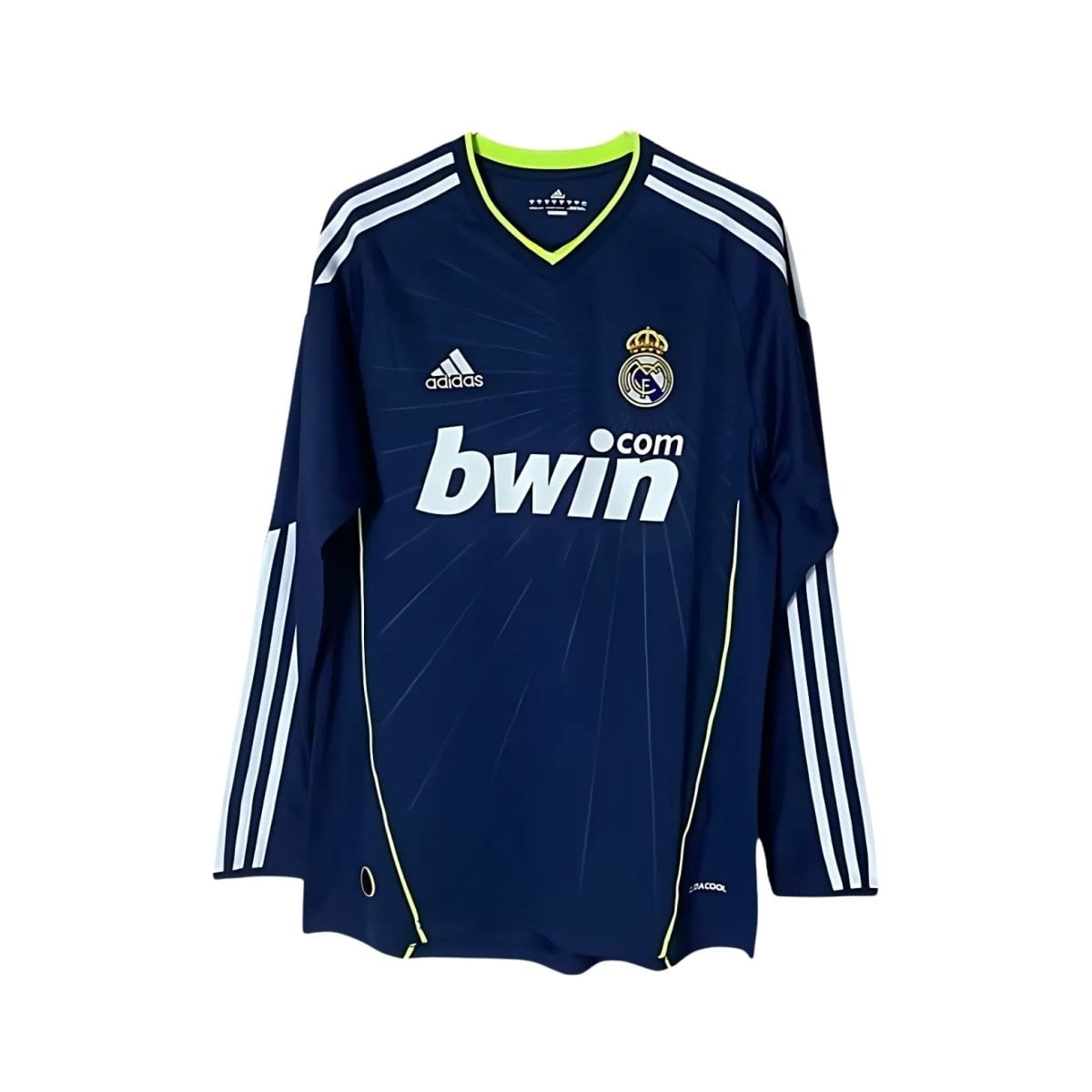 Real Madrid Camisola Secundária - 10/11 - Manga Comprida - fotografia original 1
