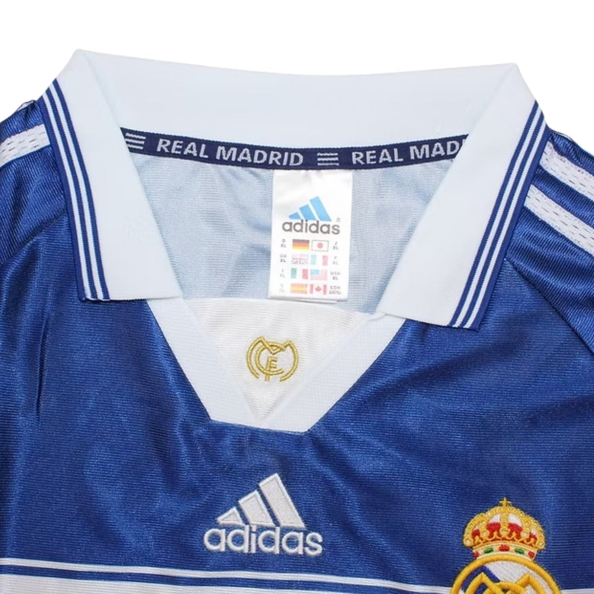 Real Madrid Camisola Secundária - 98/99 - Manga Comprida - fotografia original 3