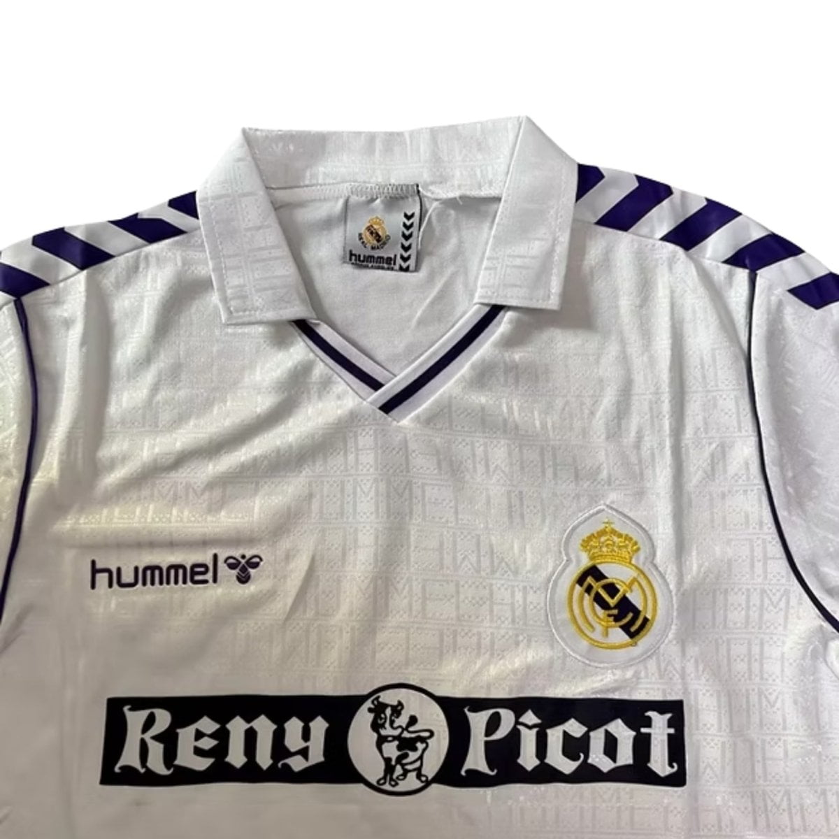 Real Madrid Camisola Principal - 89/90 - fotografia original 3