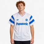 Olympique Marseille Camisola Alternativa - 91/92 - modelo editorial 90 Minutos