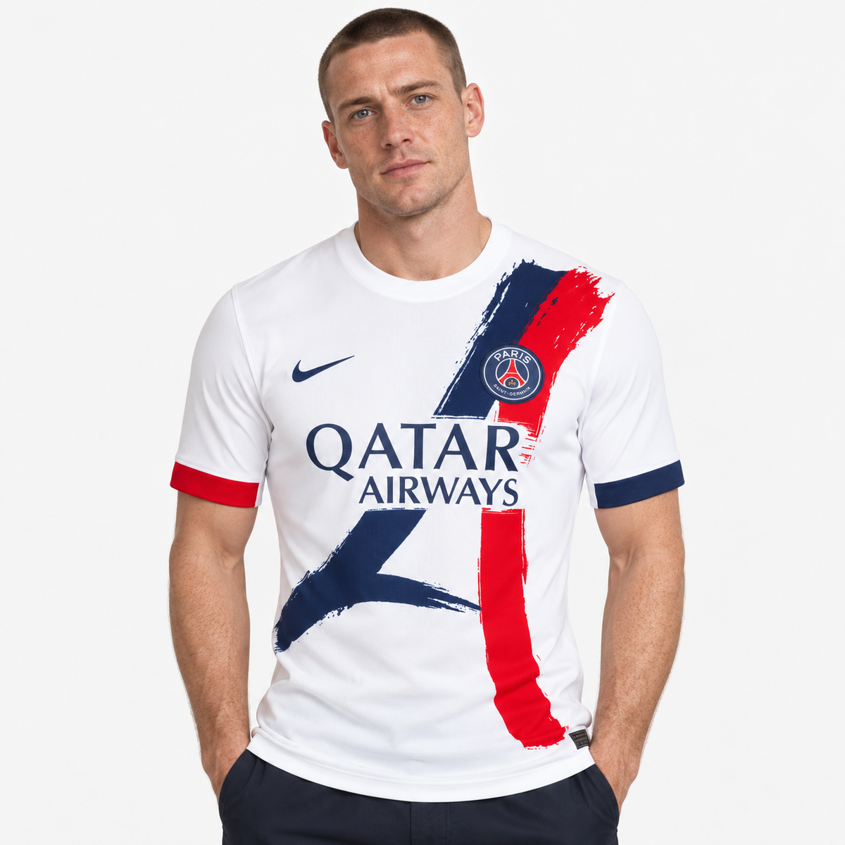 PSG Camisola Alternativa - 25/26 - modelo editorial 90 Minutos