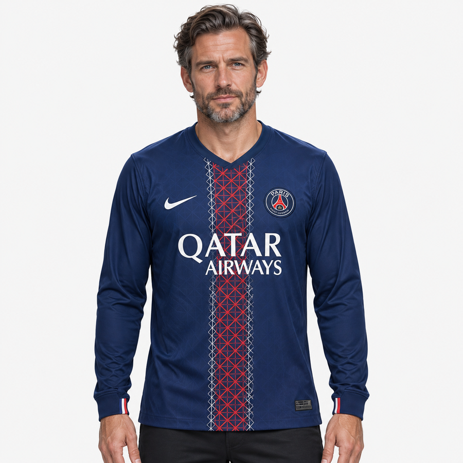 PSG Camisola Principal - 25/26 - Manga Comprida