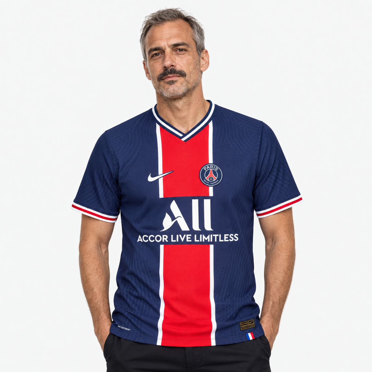 PSG Camisola Principal - 20/21 - modelo editorial 90 Minutos