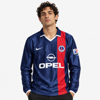 PSG Camisola Principal - 01/02 - Manga Comprida - modelo editorial 90 Minutos