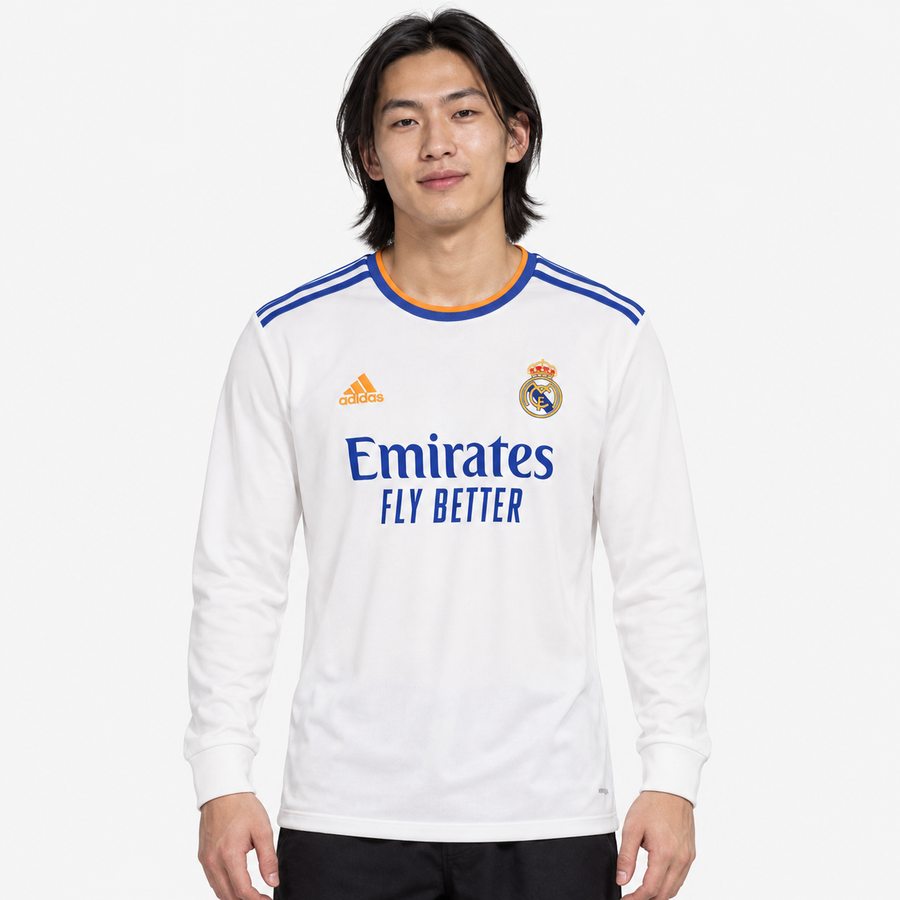 Real Madrid Camisola Principal - 21/22 - Manga Comprida