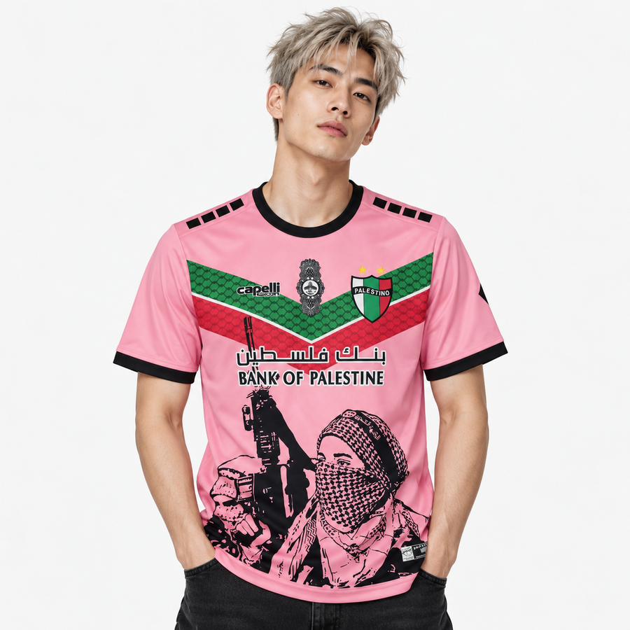 CD Palestino Camisola Edição Especial Rosa - 24/25