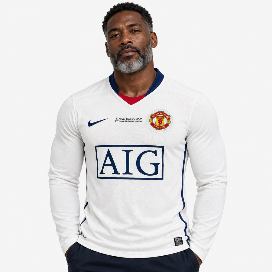Manchester United Camisola Alternativa Final Liga dos Campeões - 08/09 - Manga Comprida