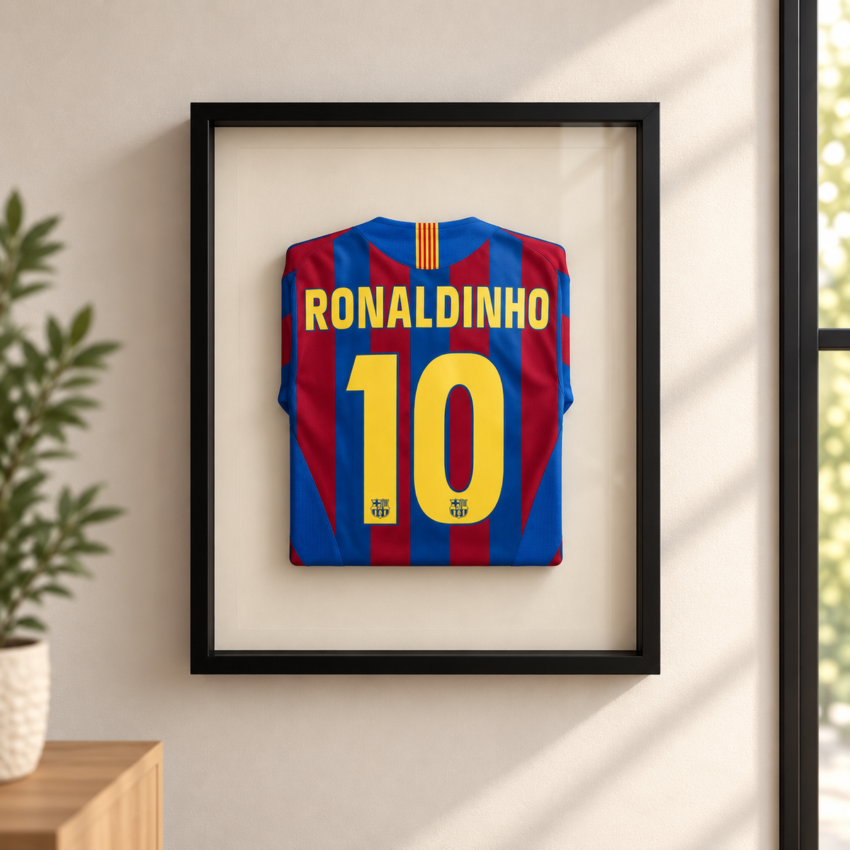 Quadro Ronaldinho #10 — Barcelona 2005/06