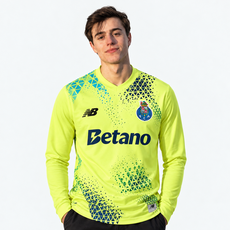 FC Porto Equipamento Guarda-redes 26/27 - Manga Longa - Amarelo Fluorescente