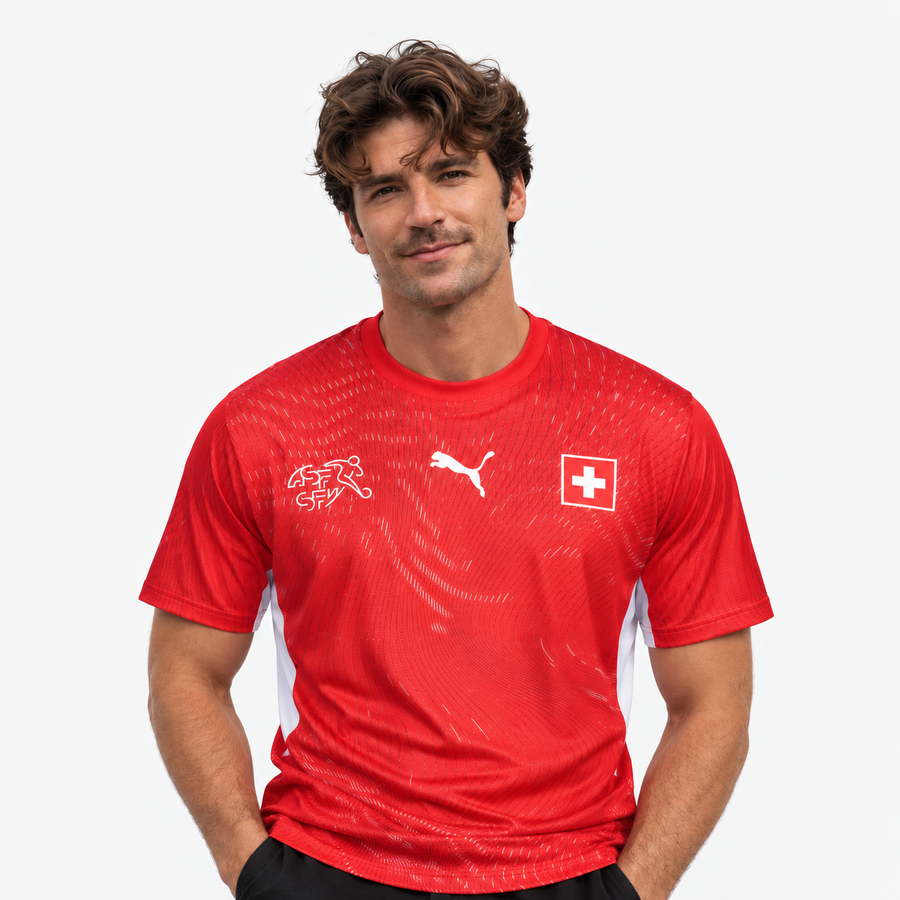 Suíça Camisola Principal - Mundial 2026